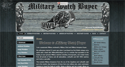 Desktop Screenshot of militarywatchbuyer.com
